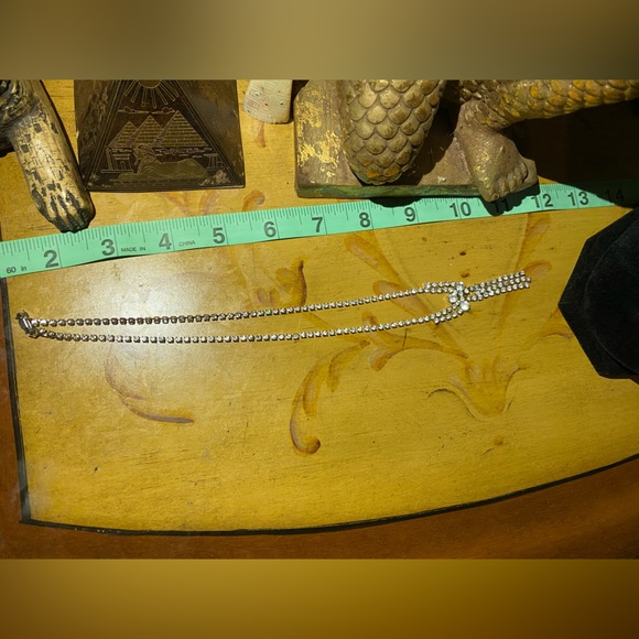 Vintage rhinestone necklace - Picture 6 of 9